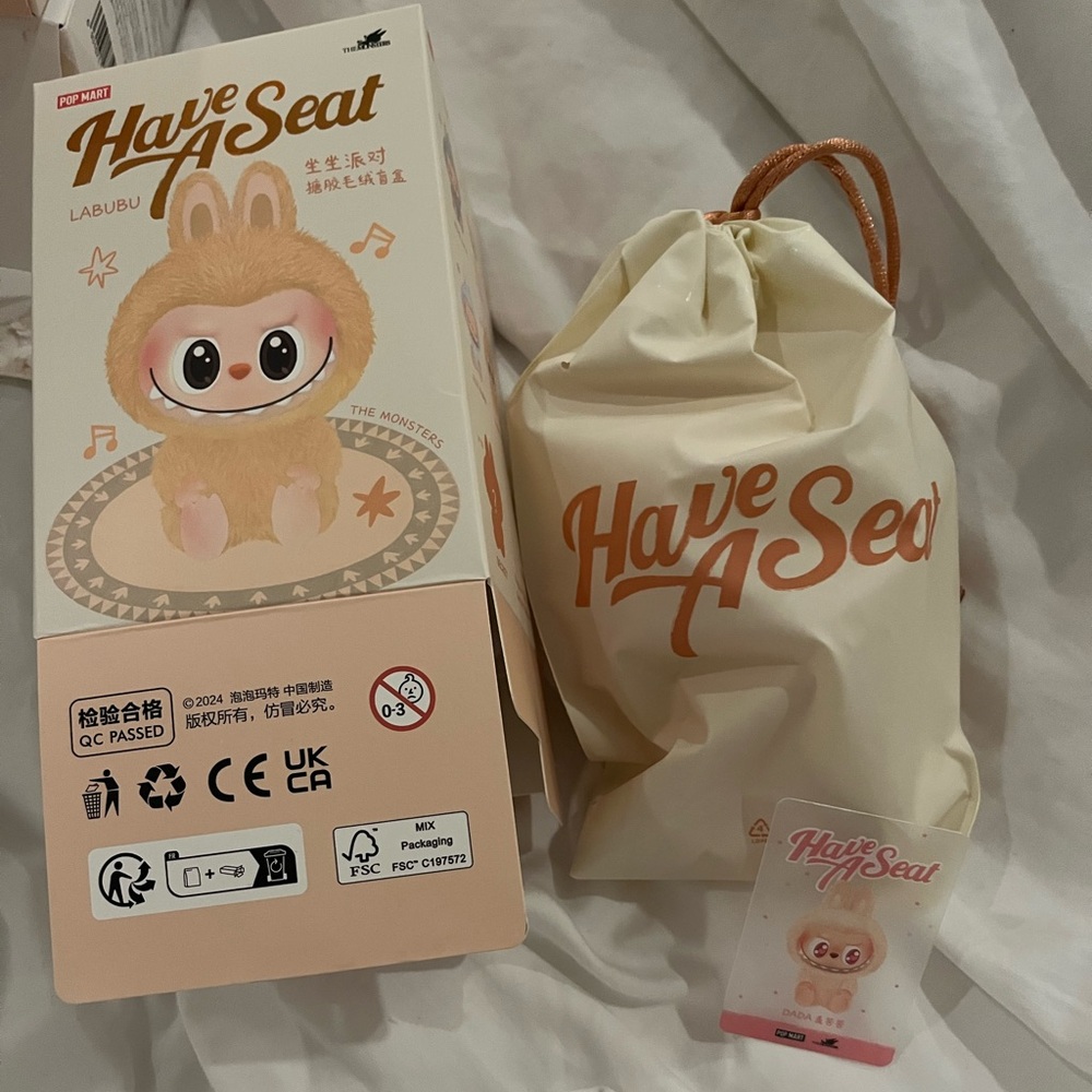Pop Mart “Have A Seat” Series Labubu